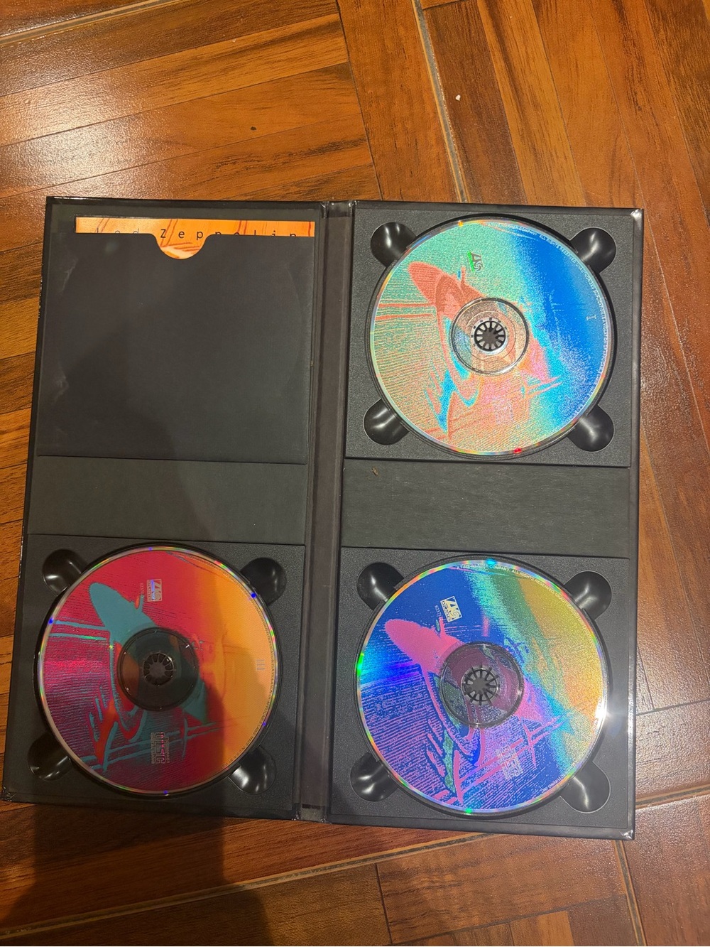 Led Zepplin remasterMulti-Disc Music CD Collection in Iridescent Rainbow Colors